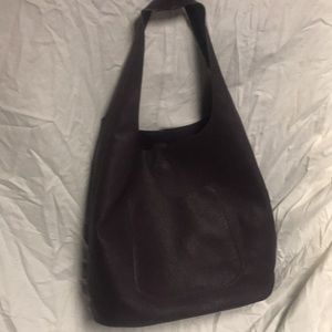 Plum color Hobo bag and plum Dana Buchman wallet